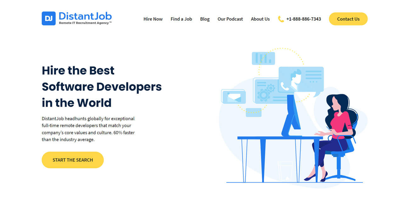 DistantJob website